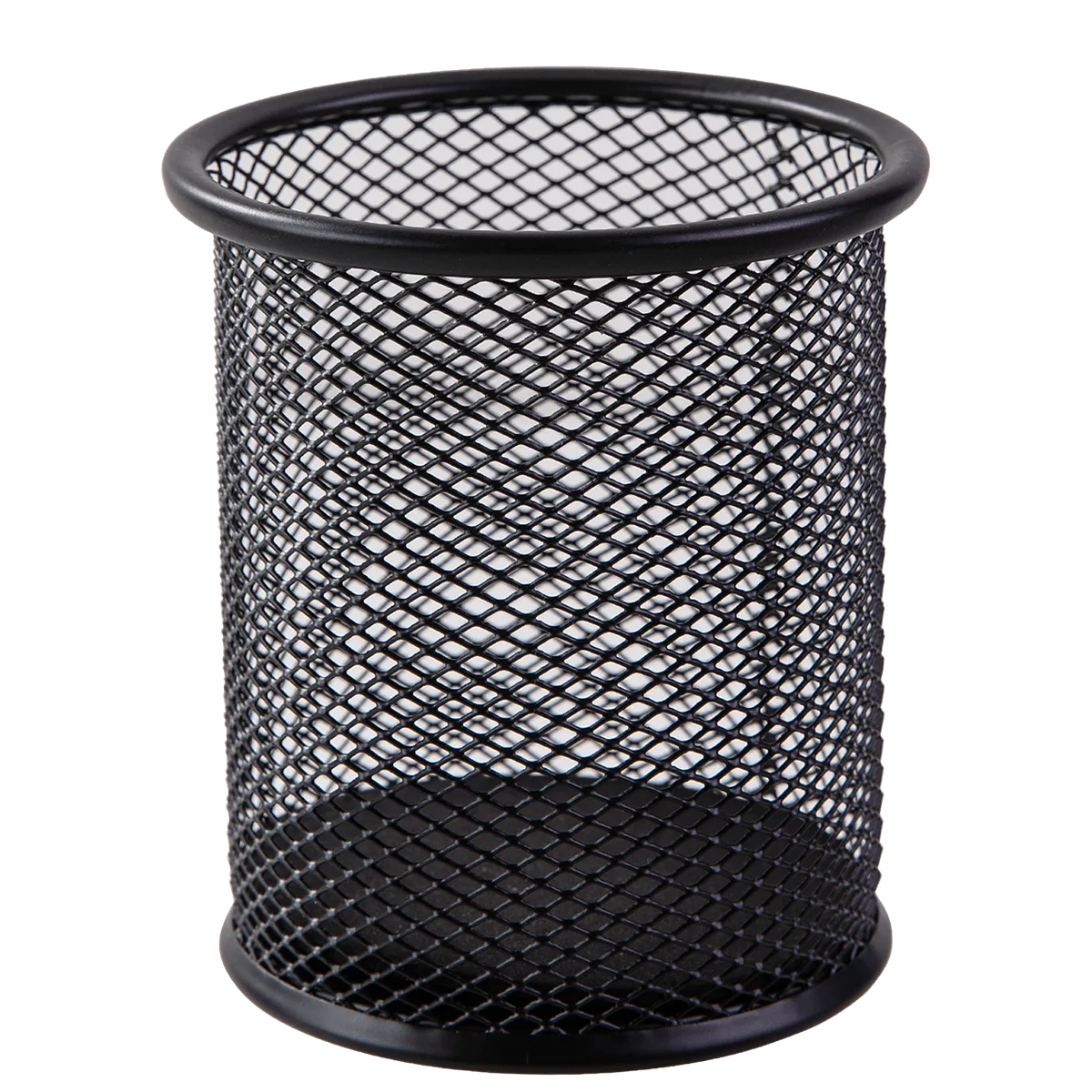 Portalápiz Circular de Malla Metálica, Negro - Deli 9172