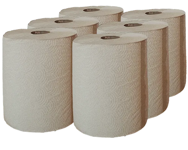 Rollo de Papel Toalla Institucional Kraft 550 Pies 12 pcs