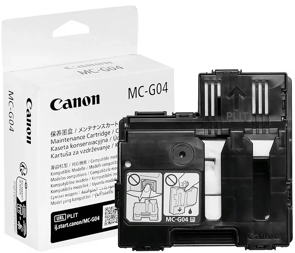 Original: Cartucho de Mantenimiento MC-G04 para Impresoras Canon PIXMA G3170 y G2170