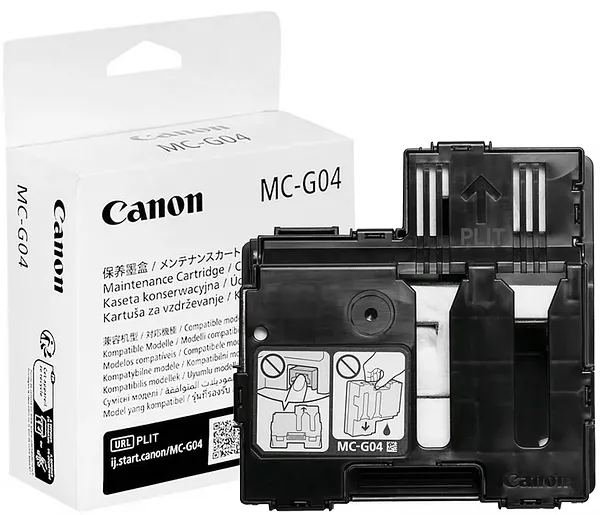 Original: Cartucho de Mantenimiento MC-G04 para Impresoras Canon PIXMA G3170 y G2170