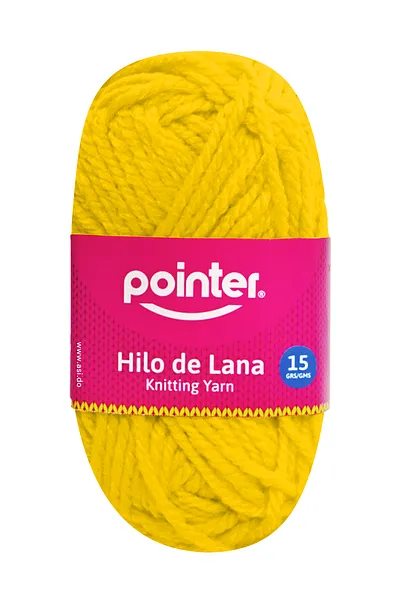 Hilo de Lana Amarillo, 15 grs