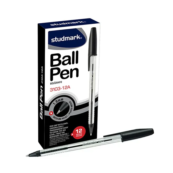 Bolígrafo Ball Pen, Negro - Studmark 3103