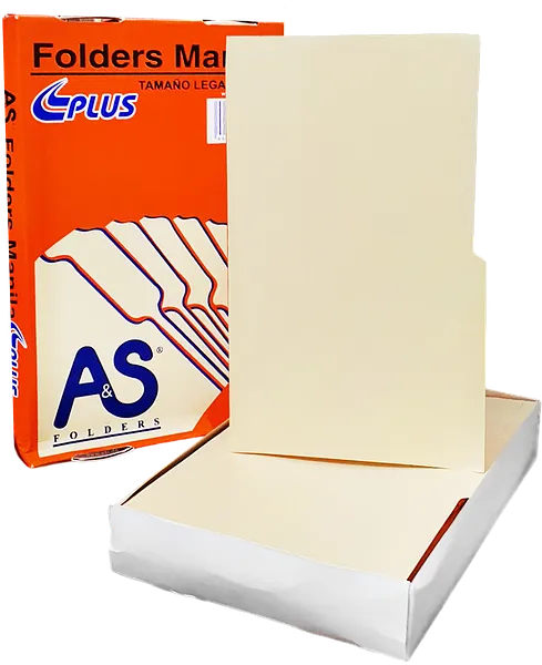 Folders Manila 8.5" x 14" Legal, 100 pcs - AS Folders Plus