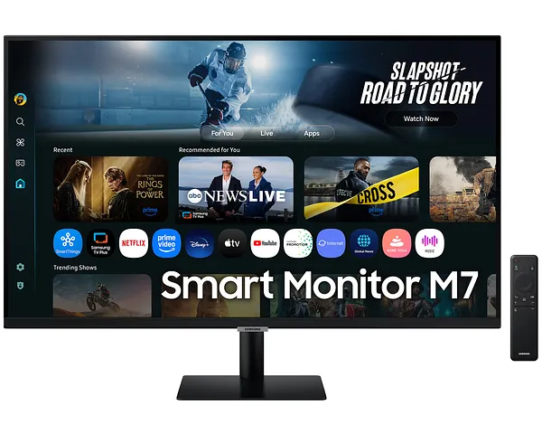 Monitor + TV 4K Samsung 32" Smart M7 Vision Ai Gaming Hub #LS32FM700UNXZA