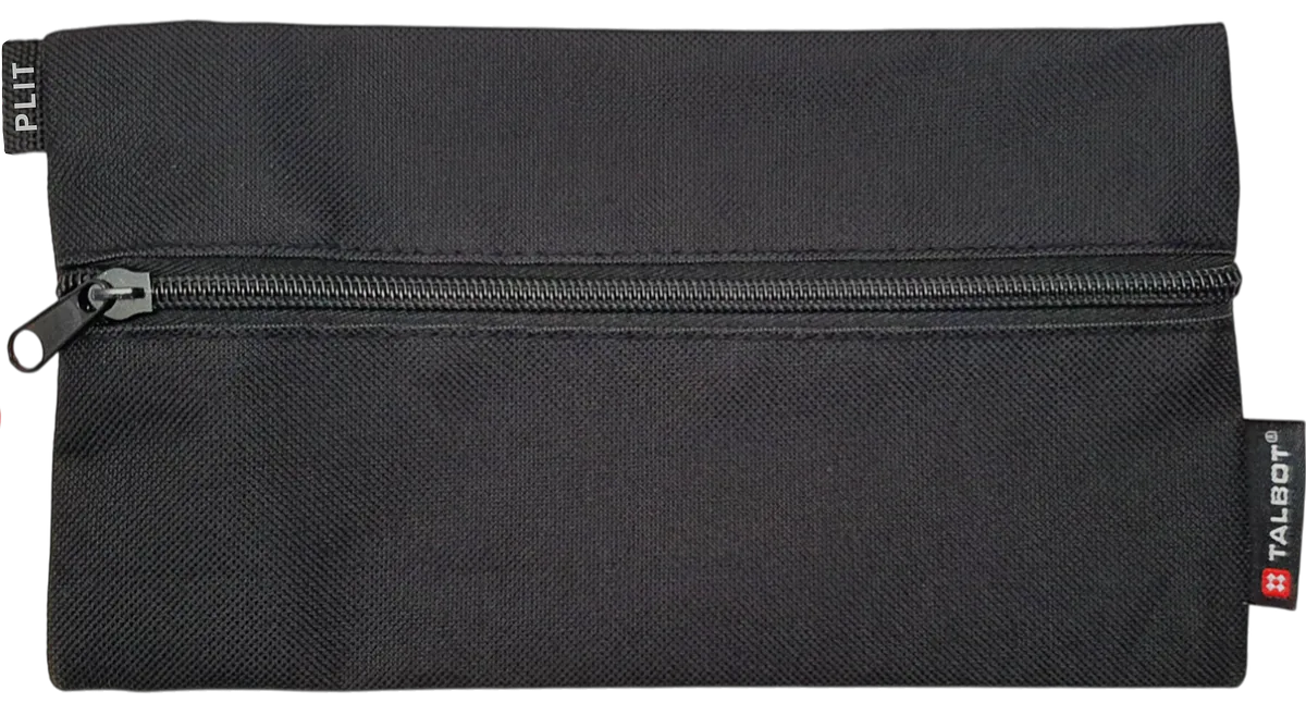 Estuche Cartuchera Portalápices Escolar Talbot, Negro