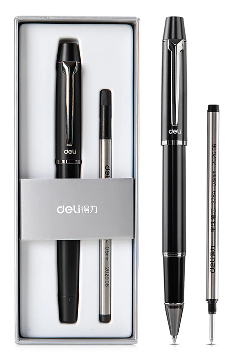Bolígrafo Ejecutivo Ballpoint Pen 0.5 mm Negro - Deli S153