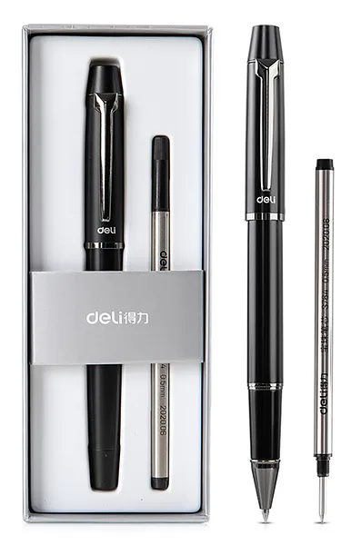 Bolígrafo Ejecutivo Ballpoint Pen 0.5 mm Negro - Deli S153