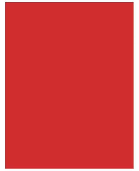 Lámina de Cartulina Rojo Bandera 20" x 26"