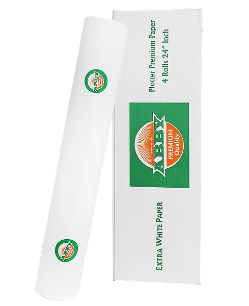 Rollo de Papel para Plotter 24" Pulgadas - 50 Metros