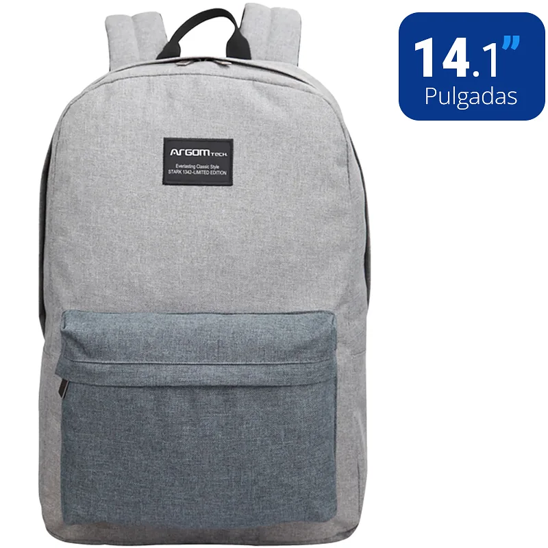Mochila para Laptop 14.1" Argom Tech Stark ARG-BP-1342GR, Gris