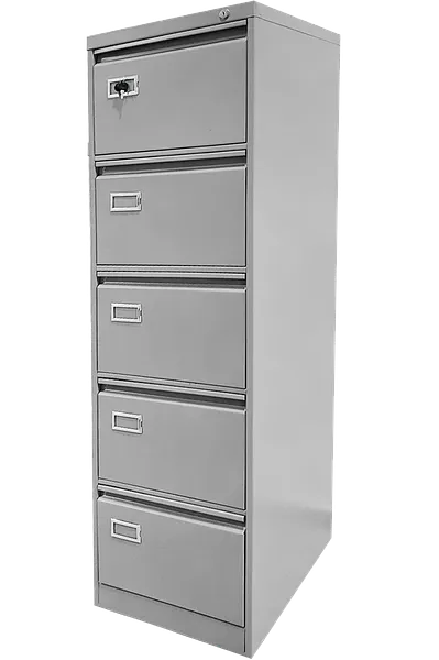 Archivo Metálico 8.5"x 13" de 5 Gavetas, Gris