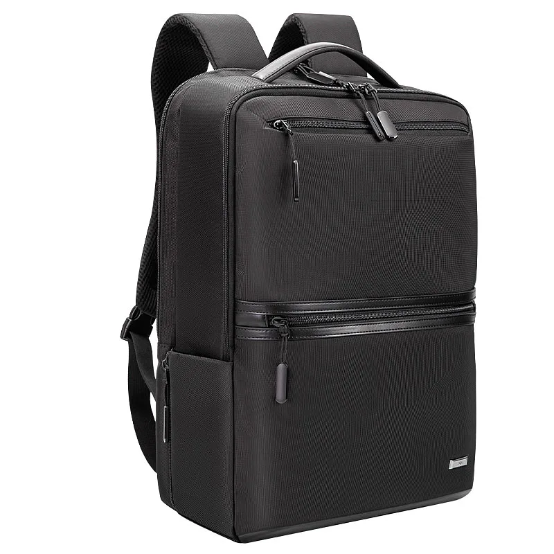 Mochila y Maletín Ejecutiva para Laptops 16" y Viajes de Negocios, Negro