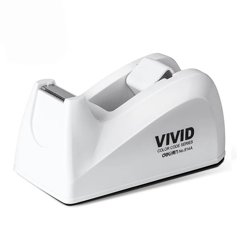 Dispensador de Cinta 3/4" Pequeño, Blanco- Deli VIVID 814A