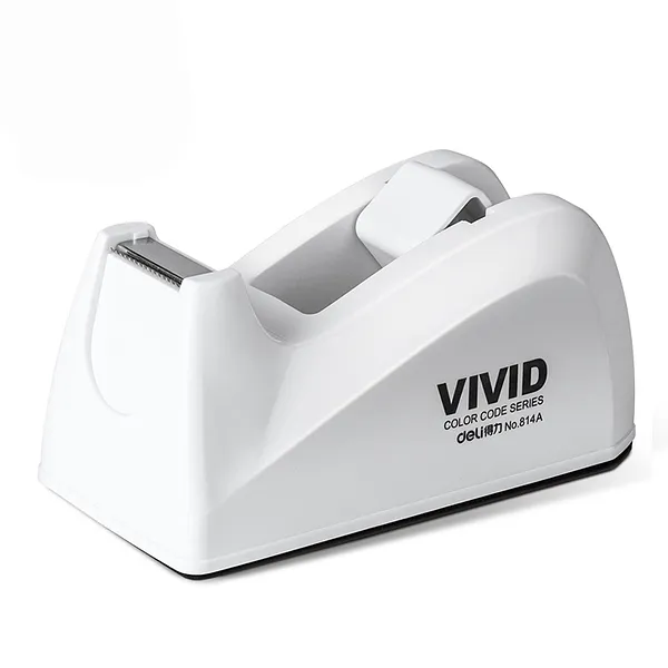 Dispensador de Cinta 3/4" Pequeño, Blanco- Deli VIVID 814A