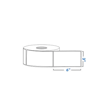 Rollo de Etiqueta 2.3" x 1.3" Térmico Directo  1,500 Etiquetas Grado: B