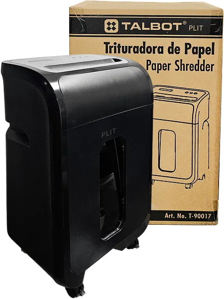 Trituradora de Papel Talbot 14 Hojas, 20 Litros