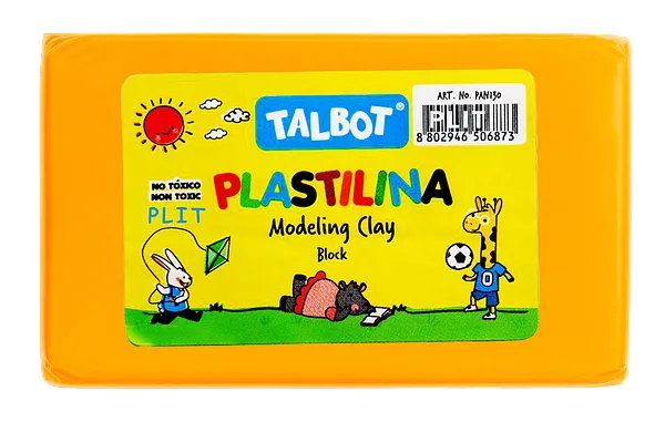Masilla Plastilina Talbot Naranja Neón 150 gr