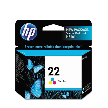 Cartucho Original HP 22 (C9352AN), Color, 2 ml
