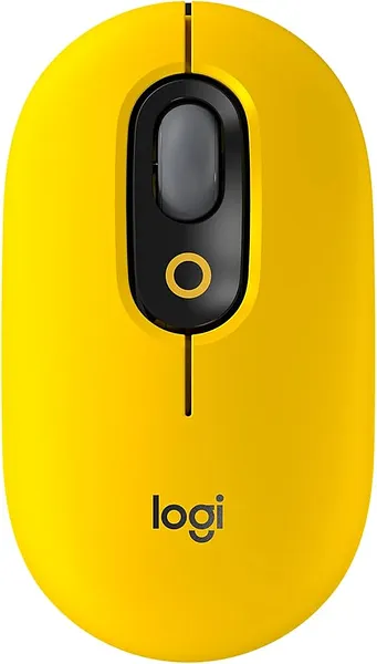 Mouse Inalámbrico Logitech POP Mouse 4000 dpi, Amarillo