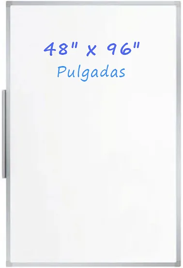 Pizarra Mágica Magnética 48" x 96" con Bordes de Metal Nustar NS-104