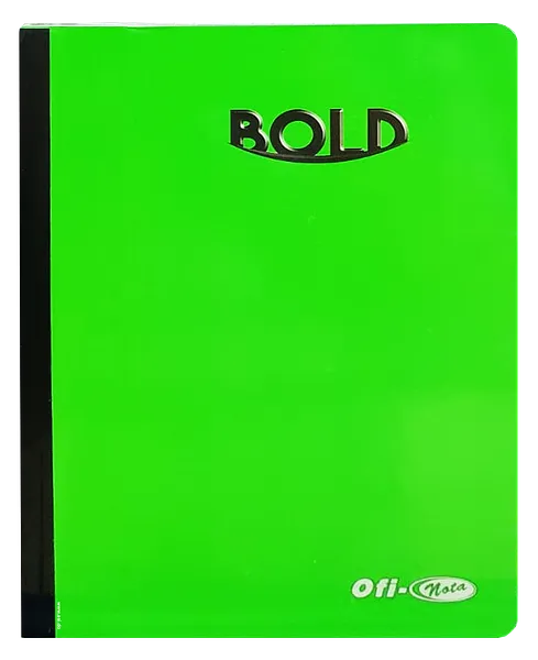 Cuaderno Cosido Ofi-Nota Bold Verde, 200 Paginas