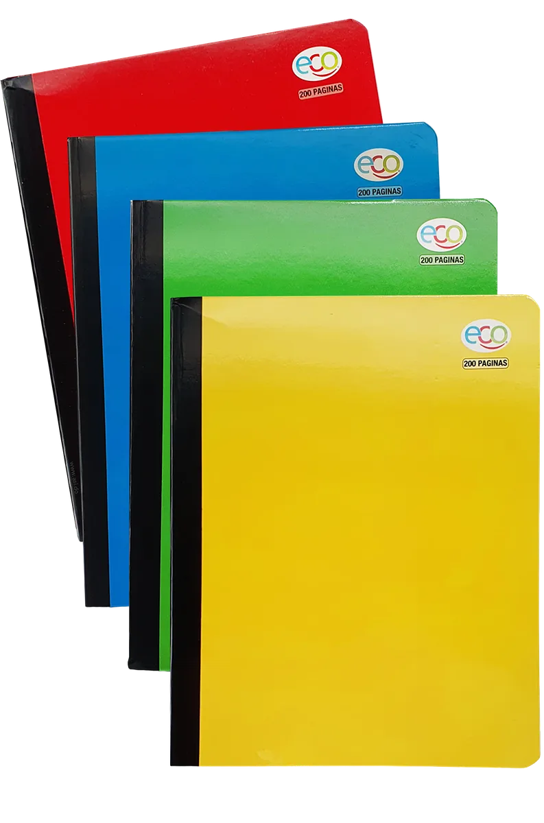 Cuadernos Eco 200 Paginas, Colores Surtidos 