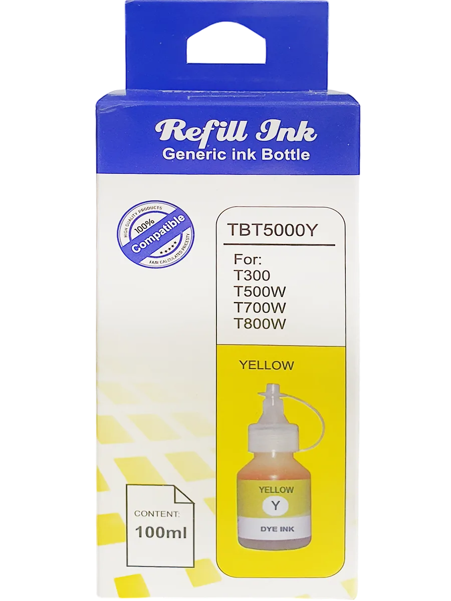Tinta Cony BT5000Y Amarillo Compatible con Brother BT-5000Y