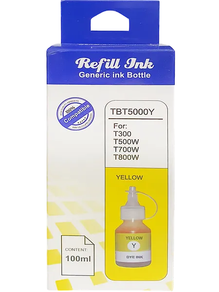 Tinta Cony BT5000Y Amarillo Compatible con Brother BT-5000Y