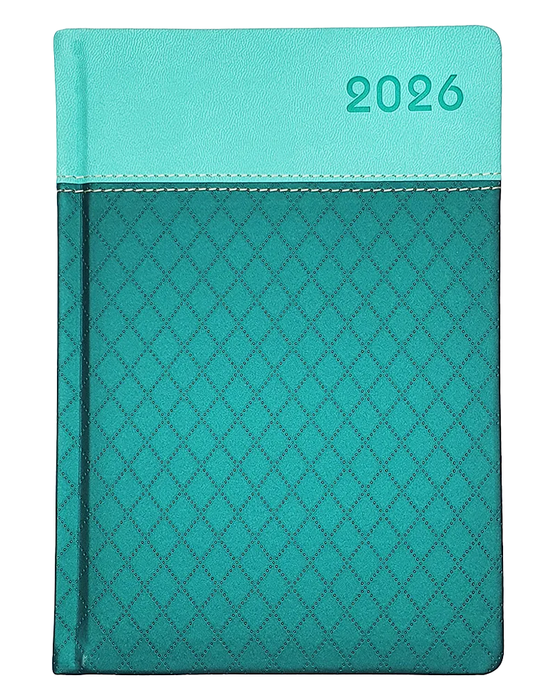 Agenda Ejecutiva 2026 para Planificación Anual,  Tapizado Verde - Pointer AG-2026-49