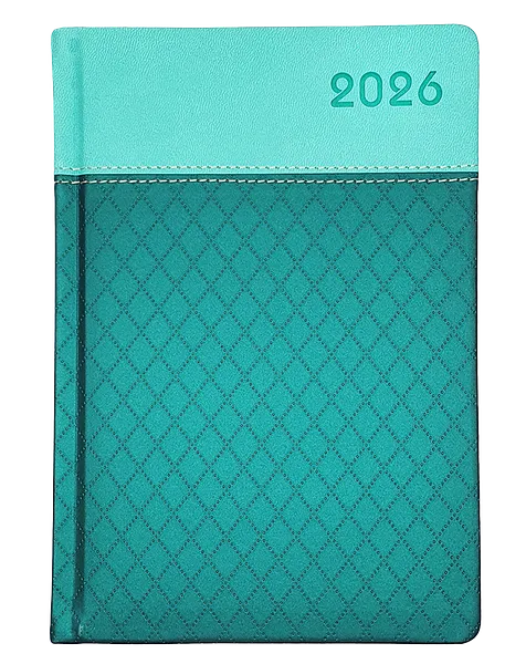 Agenda Ejecutiva 2026 para Planificación Anual,  Tapizado Verde - Pointer AG-2026-49