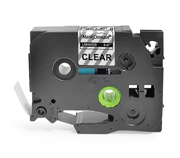 Cinta rotuladora térmica TZE-231 Transparentes - Compatible con Rotuladora / Etiquetadora Brothers