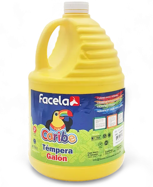 Galón de Pintura Témpera Lavable, Amarillo