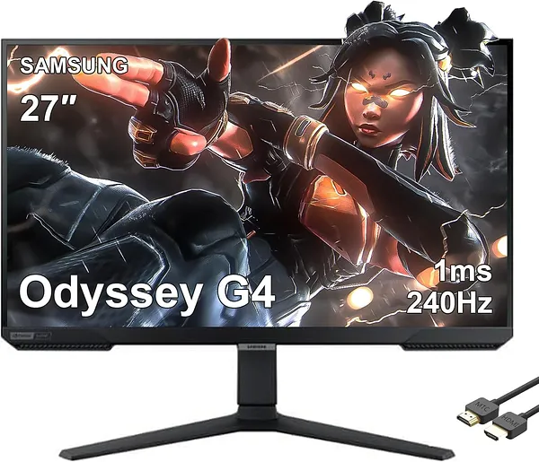 Monitor Gamer Samsung Odyssey G4 27" FHD IPS 240Hz 1ms G-Sync FreeSync