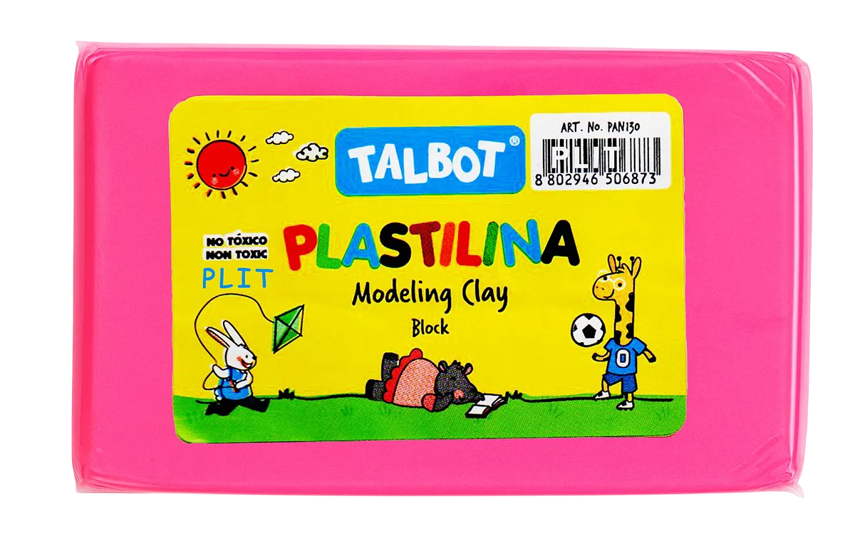 Masilla Plastilina Talbot Rosado Neón 150 gr