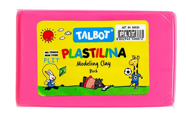 Masilla Plastilina Talbot Rosado Neón 150 gr
