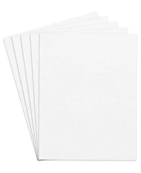 Resma de Papel de Hilo 90 gr, 8.5" x 11"  Blanco, 500 hojas
