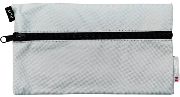 Estuche Cartuchera Portalápices Escolar Talbot, Gris