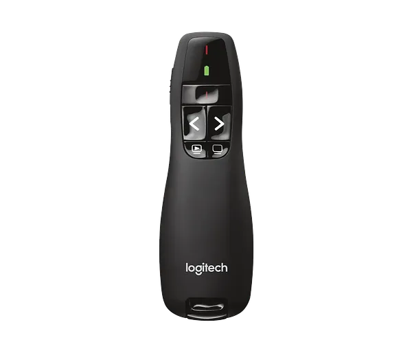 Presentador Logitech R400 con Puntero Láser Inalámbrico USB 2.4 Ghz