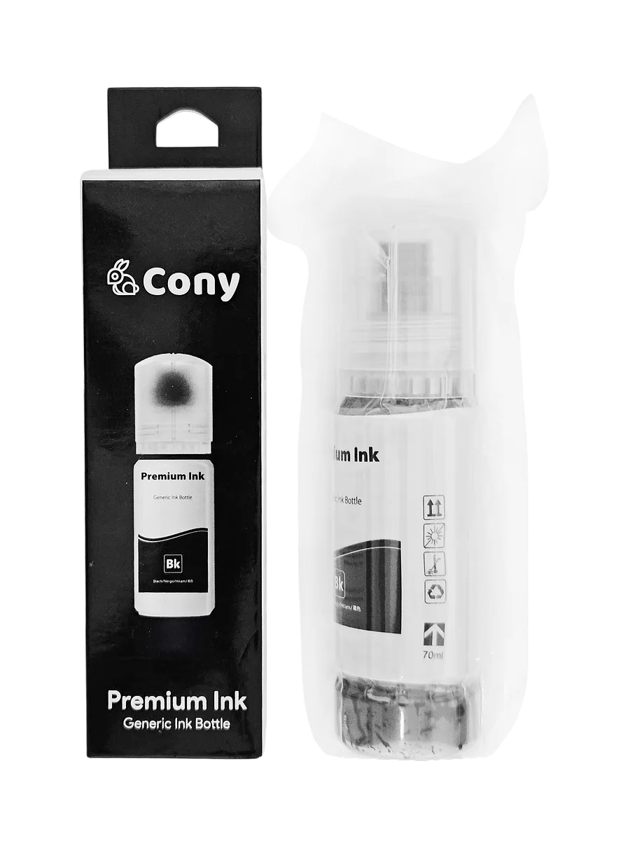 Tinta Cony T532 Negra para Impresoras Epson, 70ml