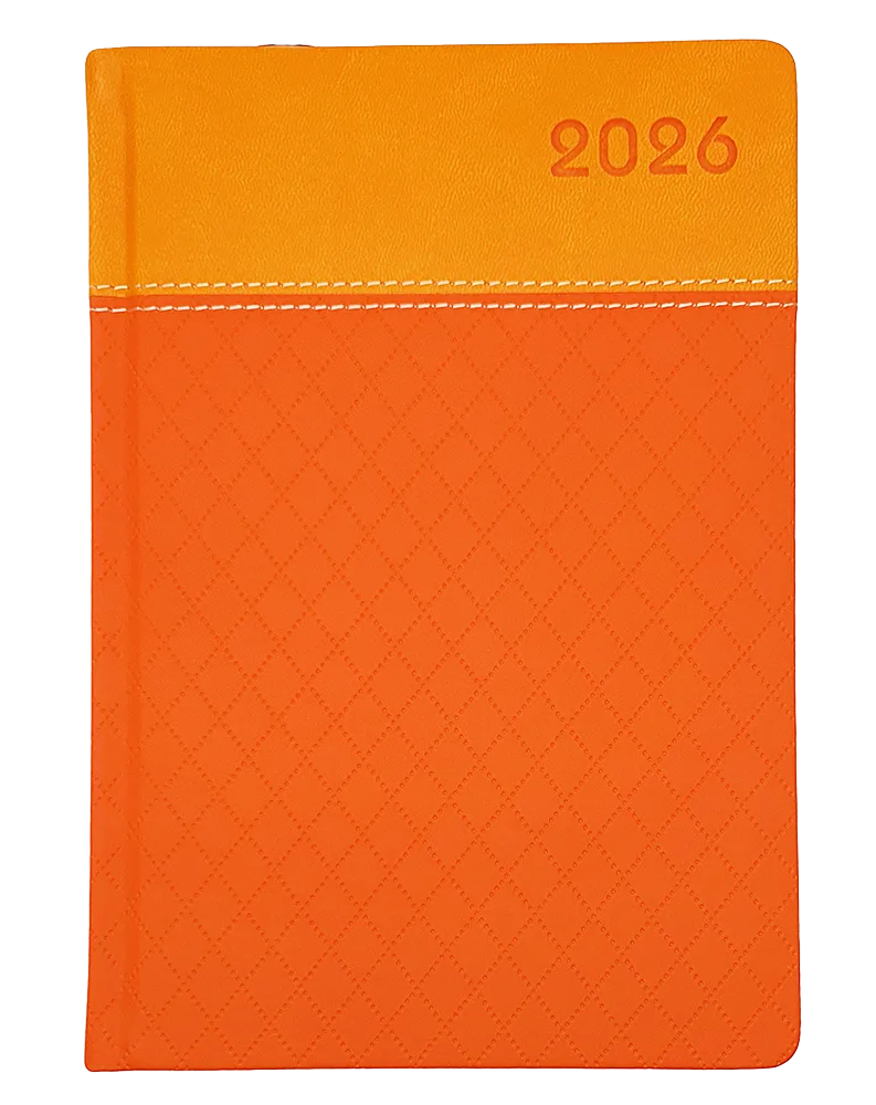 Agenda Ejecutiva 2026 para Planificación Anual,  Tapizado Naranja - Pointer AG-2026-49