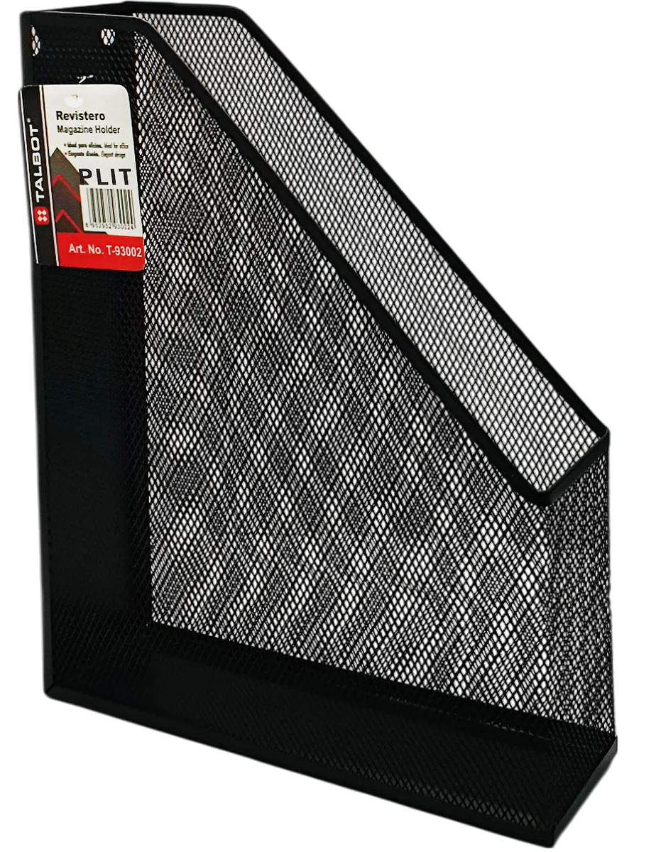 Porta Revista Metálico Negro Talbot T-93002