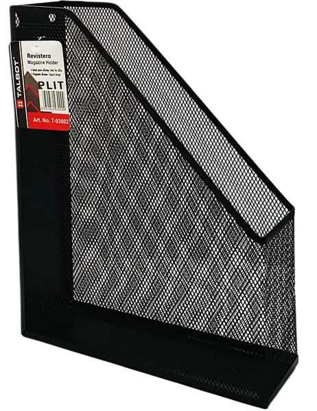 Porta Revista Metálico Negro Talbot T-93002