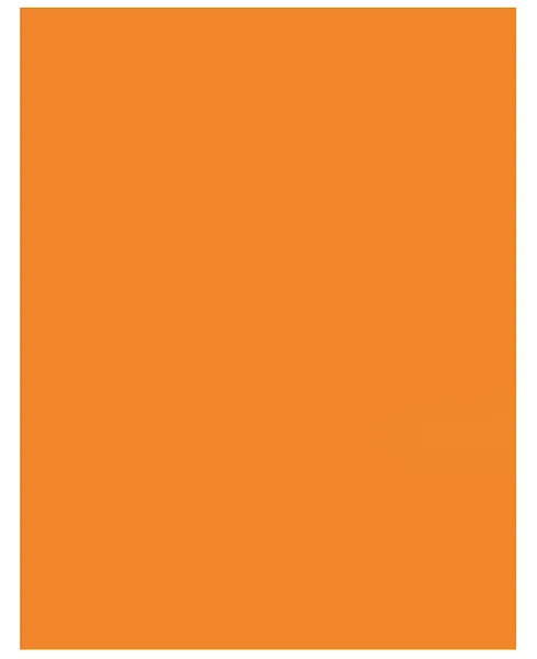 Lámina de Cartulina 20" x 26", Mamey (Naranja Oscuro)