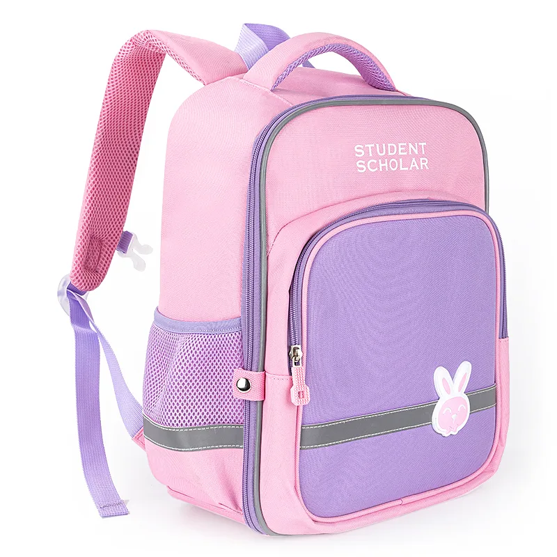 Mochila Escolar 15" Rosada para Estudiantes