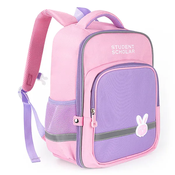 Mochila Escolar 15" Rosada para Estudiantes