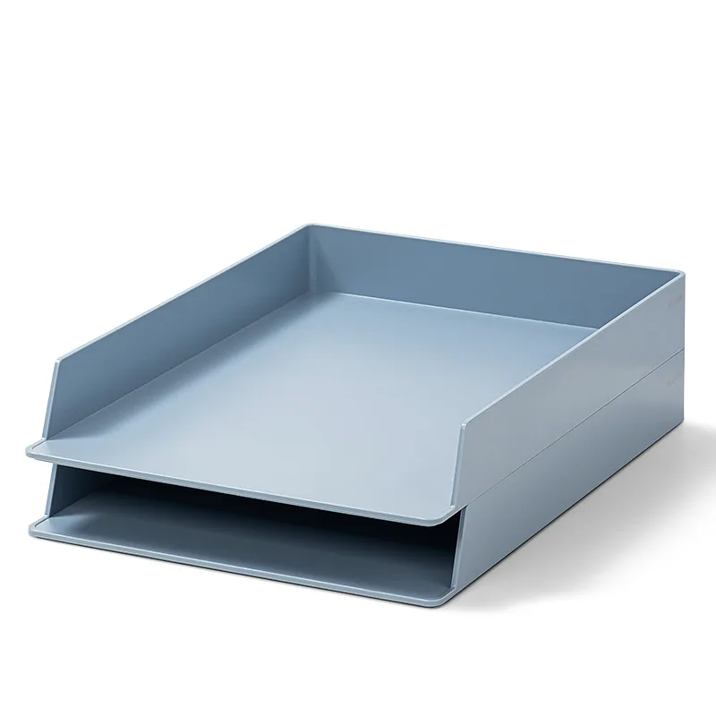 Bandeja Minimalista 2/1, Azul Pastel Mate - Deli Nusign NS021S