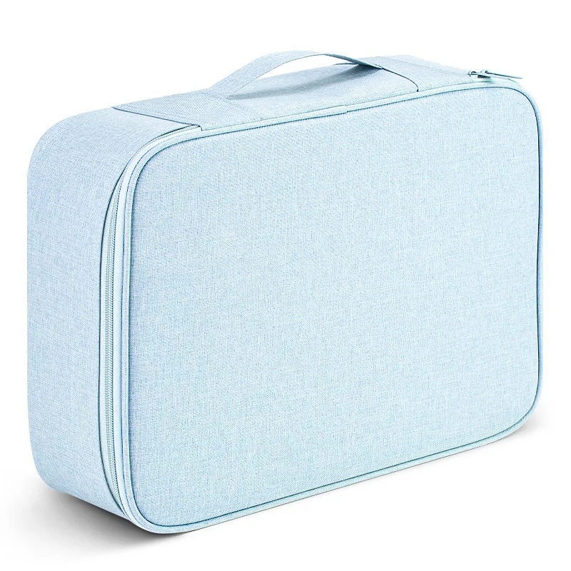 Bulto de Viaje para Laptop 15" con Múltiples Compartimentos, Azul Claro