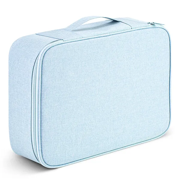 Bulto de Viaje para Laptop 15" con Múltiples Compartimentos, Azul Claro