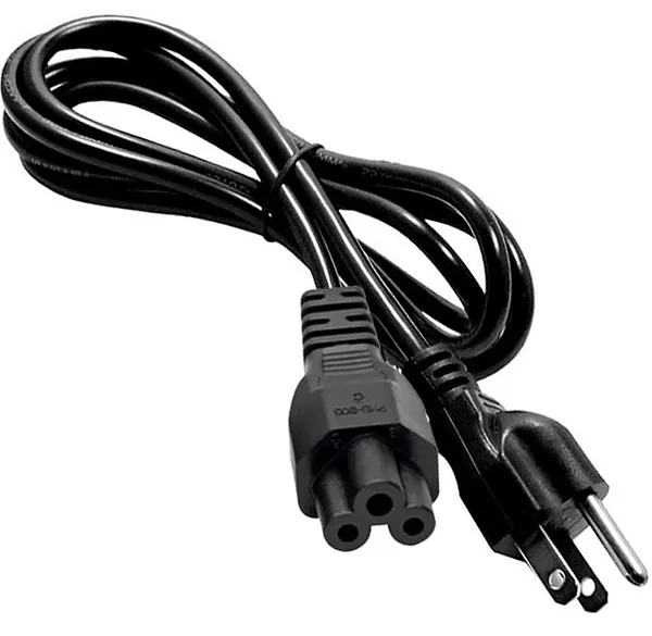 Cable de Alimentación para Cargador de Laptop Portátil de 3 Ranuras (Huecos), 6 pies - Agiler AGI-1123