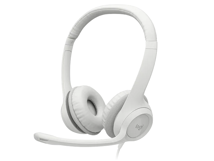 Logitech - Audifono Con Microfono H390 Blanco